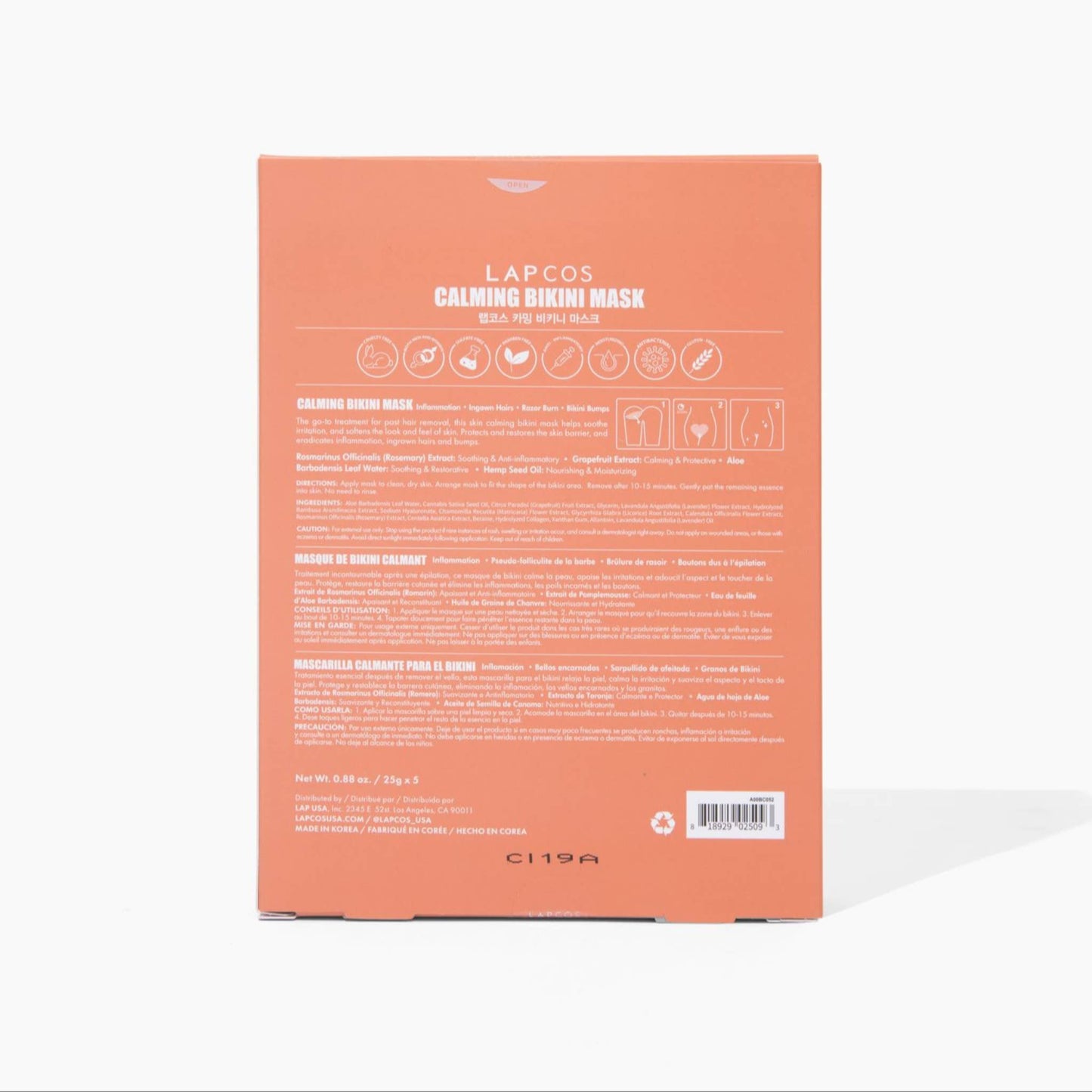 Calming Bikini Mask 5-pack
