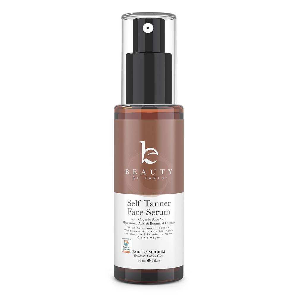 Self Tanner Hyaluronic Acid Face Serum 2oz, (2 Shades)