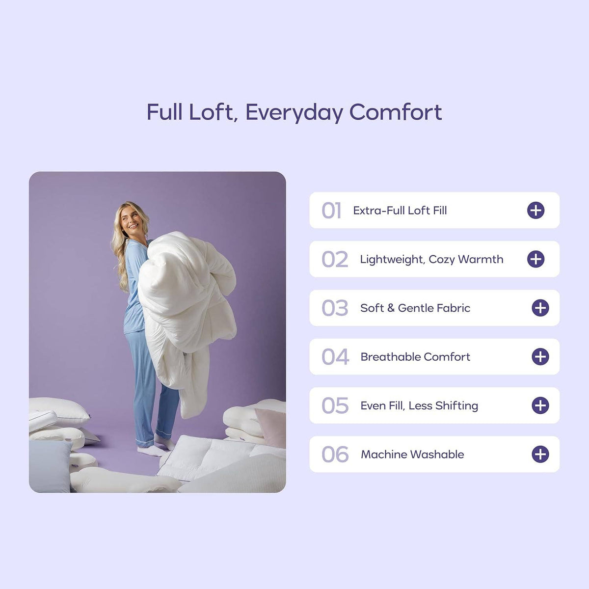 MarshMellow Comforter | Down Comforter | Machine Washable
