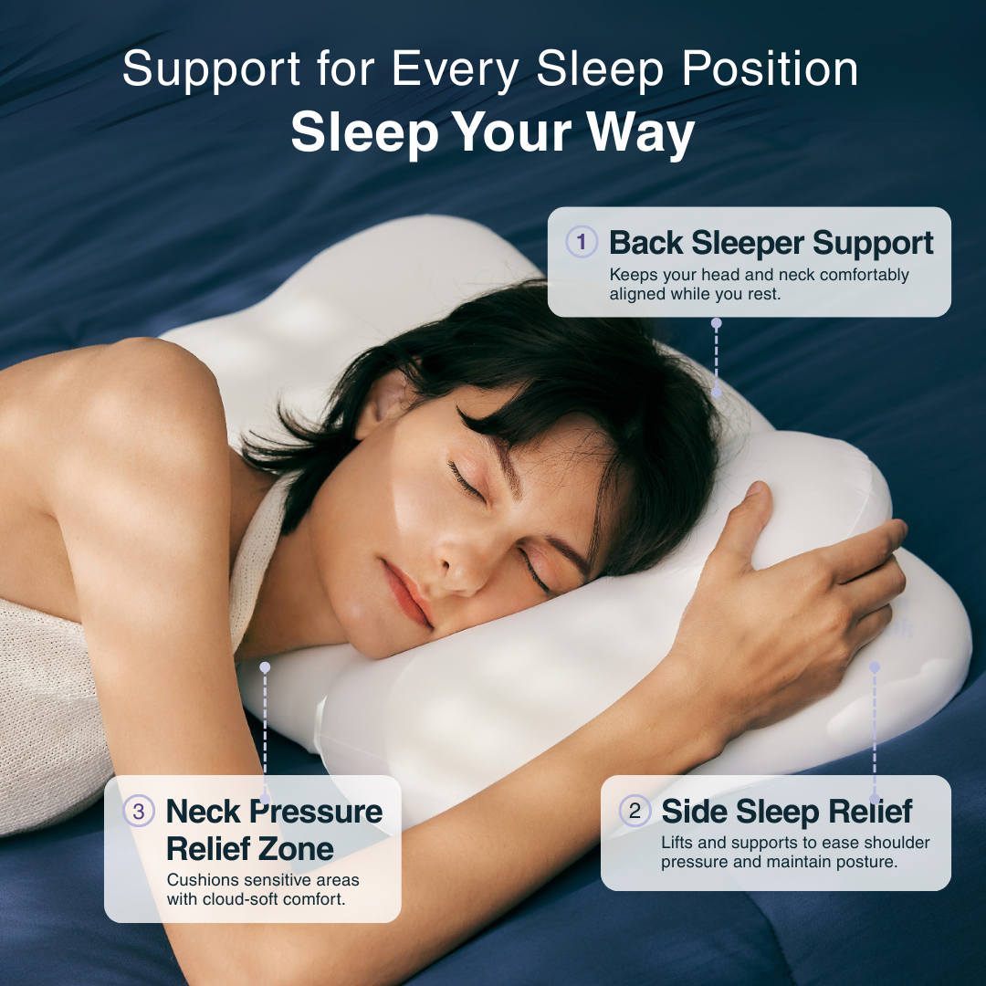 CloudAlign Pillow | Ergonomic Pillow | Side Sleeper Pillow