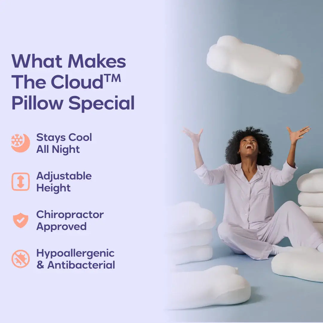 CloudAlign Pillow | Ergonomic Pillow | Side Sleeper Pillow