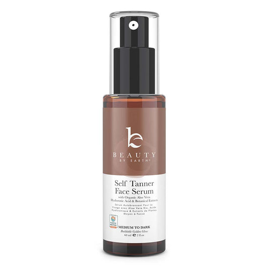 Self Tanner Hyaluronic Acid Face Serum 2oz, (2 Shades)